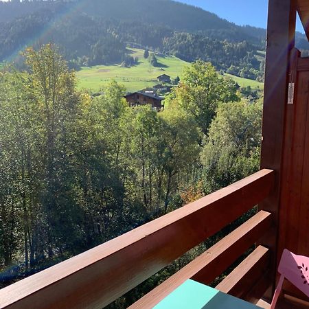 Appartement Vue Piste De Ski Praz-sur-Arly Eksteriør bilde