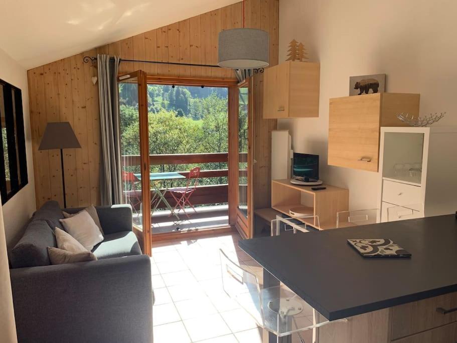 Appartement Vue Piste De Ski Praz-sur-Arly Eksteriør bilde